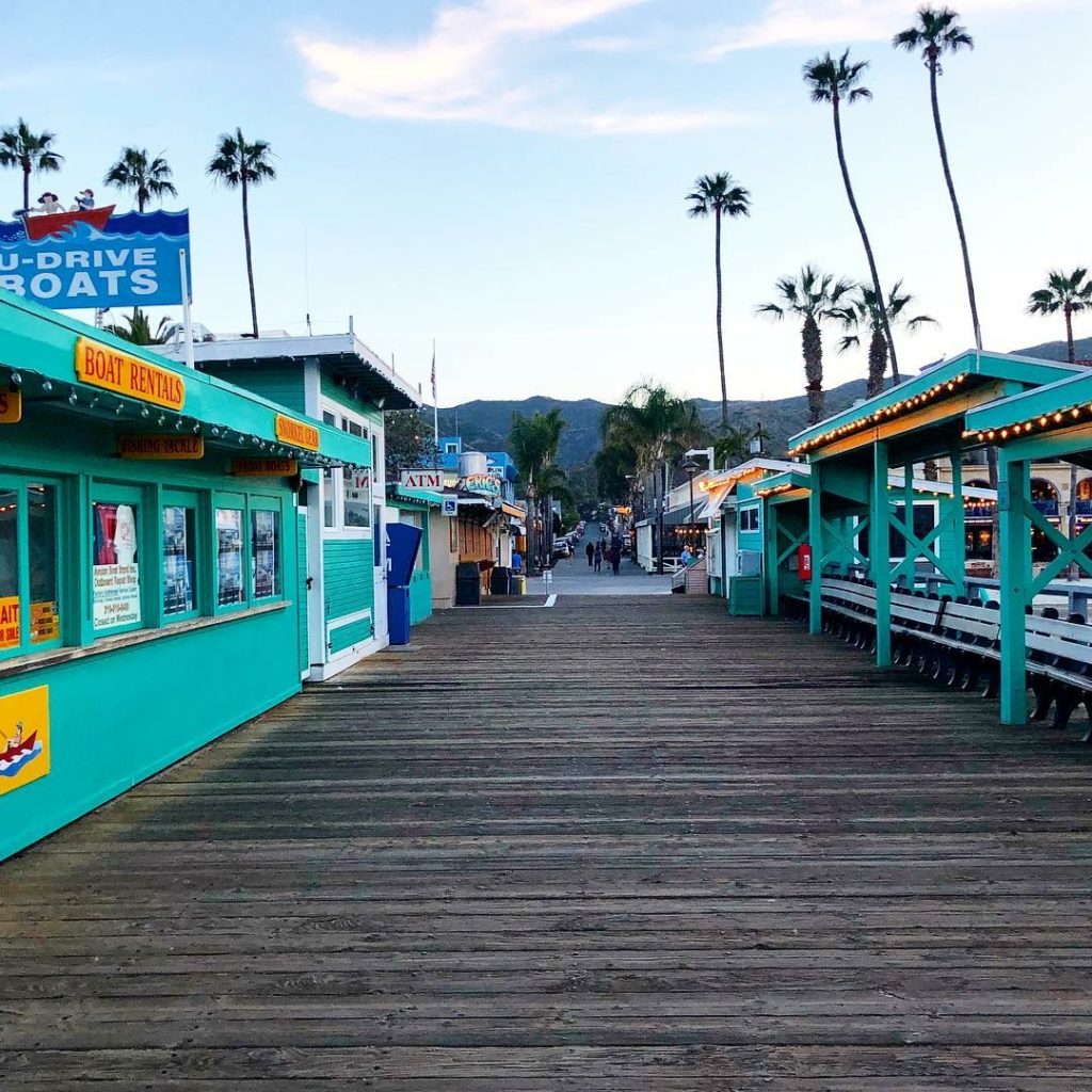 pleasure pier from harbor side